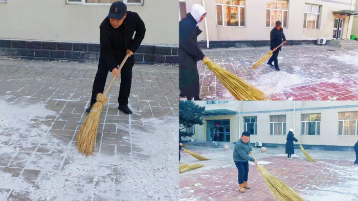 校園除雪，安全你我 ——內蒙古科技職業學院學生會開展“我為同學做實事”掃雪暖冬日活動