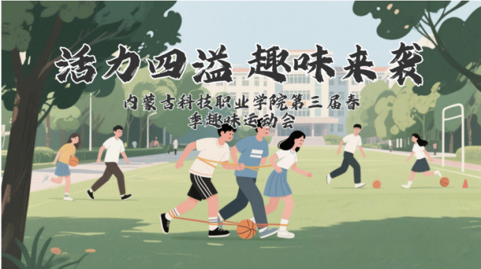 活力四溢 趣味來襲   ——內蒙古科技職業學院第三屆趣味運動會